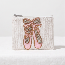 Load image into Gallery viewer, Ballet Flats Beaded Pouch Purse