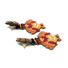 Load image into Gallery viewer, Thanksgiving beaded Earrings, Turkey Earrings, Thanksgiving Earrings, turkey Bead Earrings, earrings for Thanksgiving, turkey earrings, Thanksgiving earrings, Unique earrings, thanksgiving turkey earrings, Thanksgiving jewelry, statement earrings, turkey love earrings, fall earrings, costume jewelry, Holiday earrings, turkey earrings, custom designs, autumn beaded earrings, dangling earrings, unique earrings, autumn accessories, fall vibes, fall autumn accessories, best selling Thanksgiving
