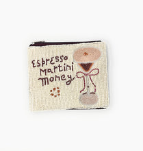 Load image into Gallery viewer, Espresso Martini Money Beaded Pouch