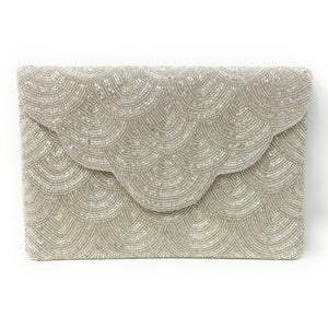 dress purse silver Beaded Evening Purse Silver