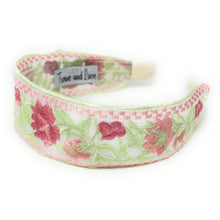 Load image into Gallery viewer, headband for women, fashion headbands, sheer headband, best selling items, embroidered headband, summer headband, wide headband, woven headband, floral headband, hair band, trendy headbands, baroque headband, spring headband, spring summer style, handmade headbands, top knotted headband, knotted headband, hair band for women, floral fashion headband, twist headband, headband style, hair accessories, boho knotted headband, chic headband, Boho twisted headband, sheer headband