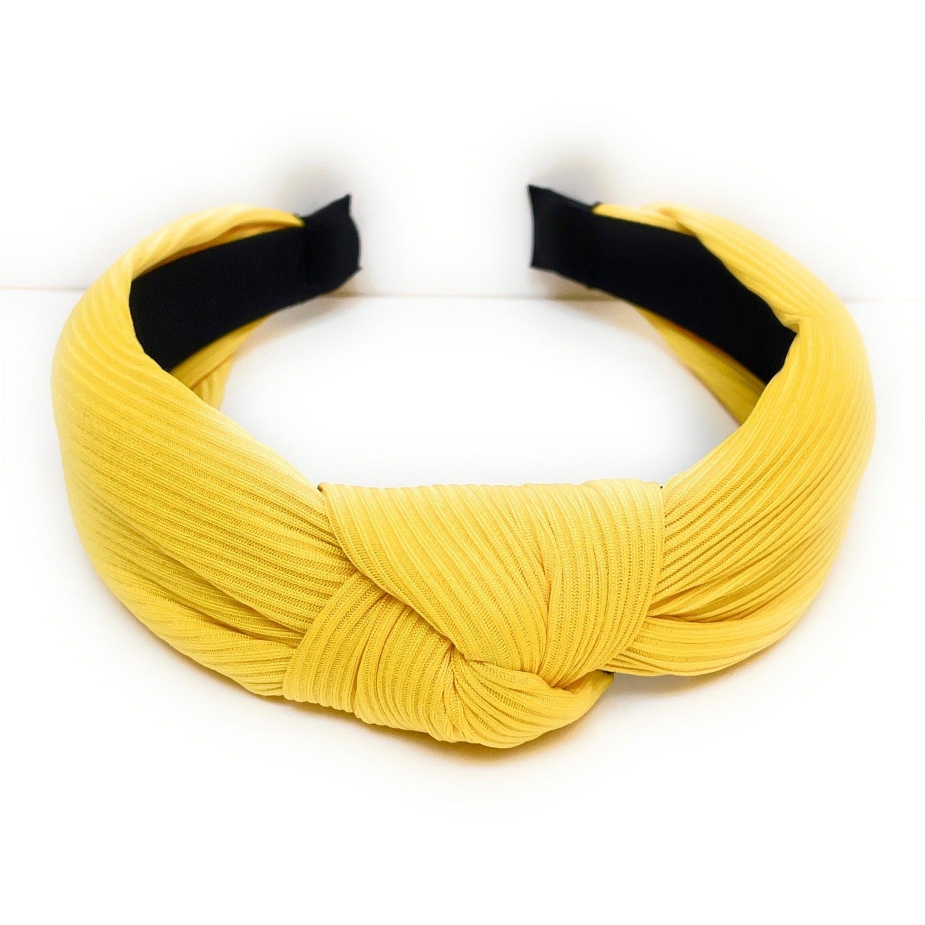 yellow knot top