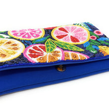 Load image into Gallery viewer, colorful beaded clutch bag