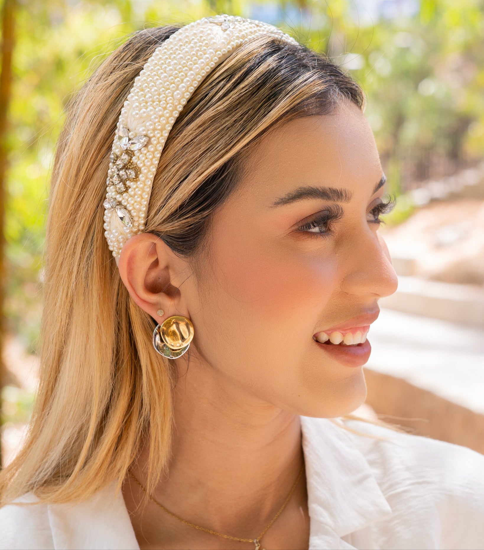 jeweled headpiece for weddings