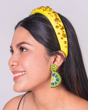 Load image into Gallery viewer, headbands for women, baroque headband, handmade headbands, white headband, off white headband, hair band for women, solid color headband, rhinestone headband, bejeweled headband, luxury headband, jeweled headband, pink jeweled headband, bling headband, embellished knot headband, luxury knot headband, knot headband, rhinestone headband, ivory hair accessories, jeweled headband, embellished headband, custom headband, statement headband, custom headbands, padded headband