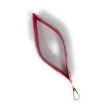 Load image into Gallery viewer, Pink lanyard with a metal clip on a white background
