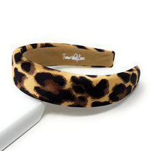 Load image into Gallery viewer, Leopard print headband on a white background