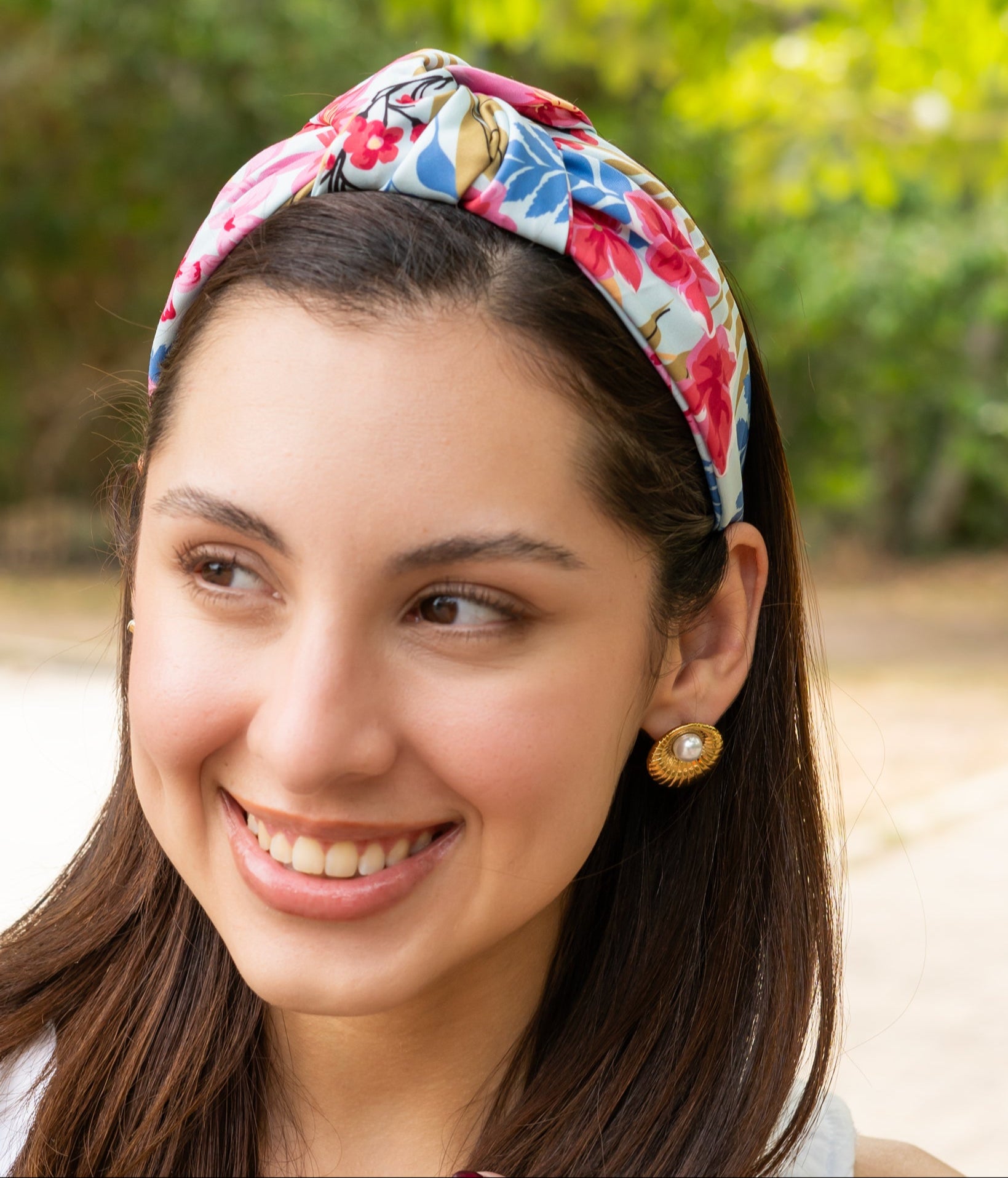 Summer Wide Headbands Twine and Love | Sequin Spring Summer Knot Headband | Custom  main image 3