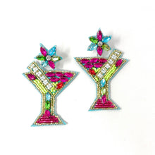 Load image into Gallery viewer, multicolor beaded earrings
