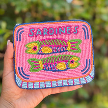 Load image into Gallery viewer, Mediterranean Fish Beaded Coin Purse