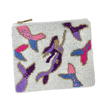 Load image into Gallery viewer, Mermaid Beaded Coin Purse