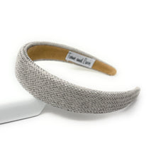 Load image into Gallery viewer, Modern Neutral Gray Woven Headband