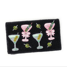 Load image into Gallery viewer, Party Cocktail Beaded Clutch  Handmade Statement Purse