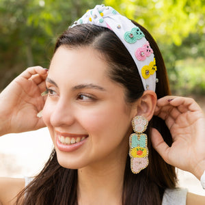 headbands for women, Easter knotted headband, headband style, top knot headband, Pink top knot headband, Easter headband, Easter hair band, bunny knot headband, top knotted headband, Bunny knotted headband, handmade headbands, top knotted headband, hand bead knotted headband, Easter bunny hair band for women, Hand bead St. Patrick’s headband, statement headbands, embellished headband, chic headband, Easter knot headband, Easter bunny headband, Easter hair accessories, Bunny knot headband