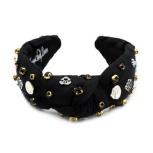 Load image into Gallery viewer, A trendy women's headband adorned with decorative charms and beads.
