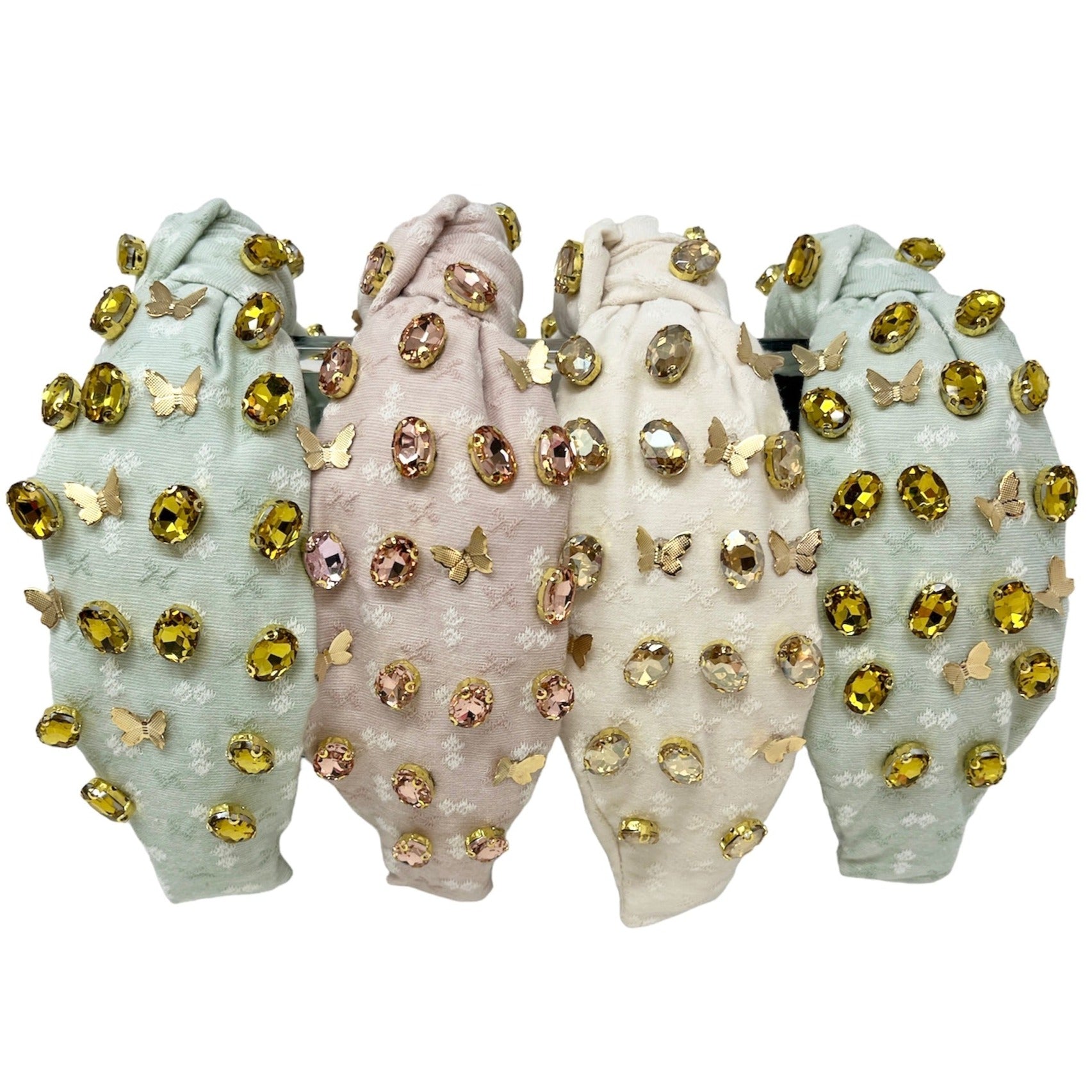 Lele Sadoughi Butterfly Jeweled Knotted Headband Lele Sadoughi Midnight Fairytale Jeweled Greta Headband  main image 2