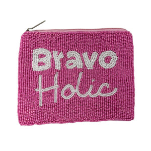 Bravoholic Purse Pouch, Beaded Purse, bravo gifts, Pouches, Real Housewives Gift, beaded pouch zipper, Girls trip gifts, beaded coin purse, gifs for her, birthday gifts, bravo fan gifts, cute pouches, batch gifts, boho pouch, bravo fan accessories, best friend gifts, Bravo holic pouch, girlfriend gift, miscellaneous gifts, best friend birthday gift, gift card bag, Bachelorette gifts, Bachelorette party favors, Bravo bachelorette, best selling items, zipper wallet pouch 