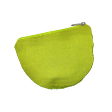 Load image into Gallery viewer, Green pouch with a zipper on a white background