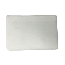 Load image into Gallery viewer, Rectangular white pillow on a white background