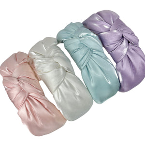  pastel colors headbands on a white background