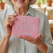 Load image into Gallery viewer, Best Nana Ever Beaded Pouch Purse