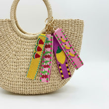 Load image into Gallery viewer, Watermelon Bliss Beaded Wristlet Keychain
