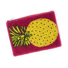 Load image into Gallery viewer, large Purse Pouch, Beaded Coin Purse, Cute Coin Purse, Beaded Purse, Summer large pineapple Purse, Best Friend Gift, Pouches, Boho bags, Wallets for her, beaded coin purse, boho purse, gifts for her, birthday gifts, pineapple accessories, pouches for women, boho pouch, boho accessories, best friend gifts, coin purse, coin pouch, friend gift, girlfriend gift, miscellaneous gifts, best friend birthday gift, gift card bag, cosmetic bag, make up bag, fruity pouch, Fun Pouch, pineapple large purse, Bachelorette 