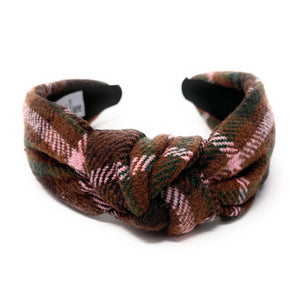 brown Pink Headband, holiday Knotted Headband, brown plaid Knotted Headband, pink brown Plaid Hair Accessories, Plaid Headband, Best Seller, headbands for women, best selling items, knotted headband, hairbands for women, brown plaid gifts, Plaid knot Headband, winter hair accessories, winter plaid headband, Plaid uniform headband, Statement headband, school uniform, school uniform knot headband, custom Knotted headband, plaid headband, Winter Plaid knot headband, plaid knot headband, plaid accessory