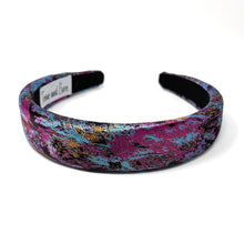 Load image into Gallery viewer, Multicolored patterned headband on a white background