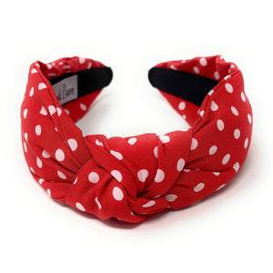 Valentines day Headband, red polka dots Headband, red Knot Headband, Valentines day Hair Accessories, red polka dots Headband, Best Seller, headbands for women, best selling items, knotted headband, hairbands for women, Valentines day gifts, Solid color knot Headband, red white hair accessories, red headband, red knotted headband, Statement headband, Birthday gifts, embellished knot headband, Valentines Day accessories, Valentine’s day headband, polka dots headband, white red knot headband, Love knotted hea