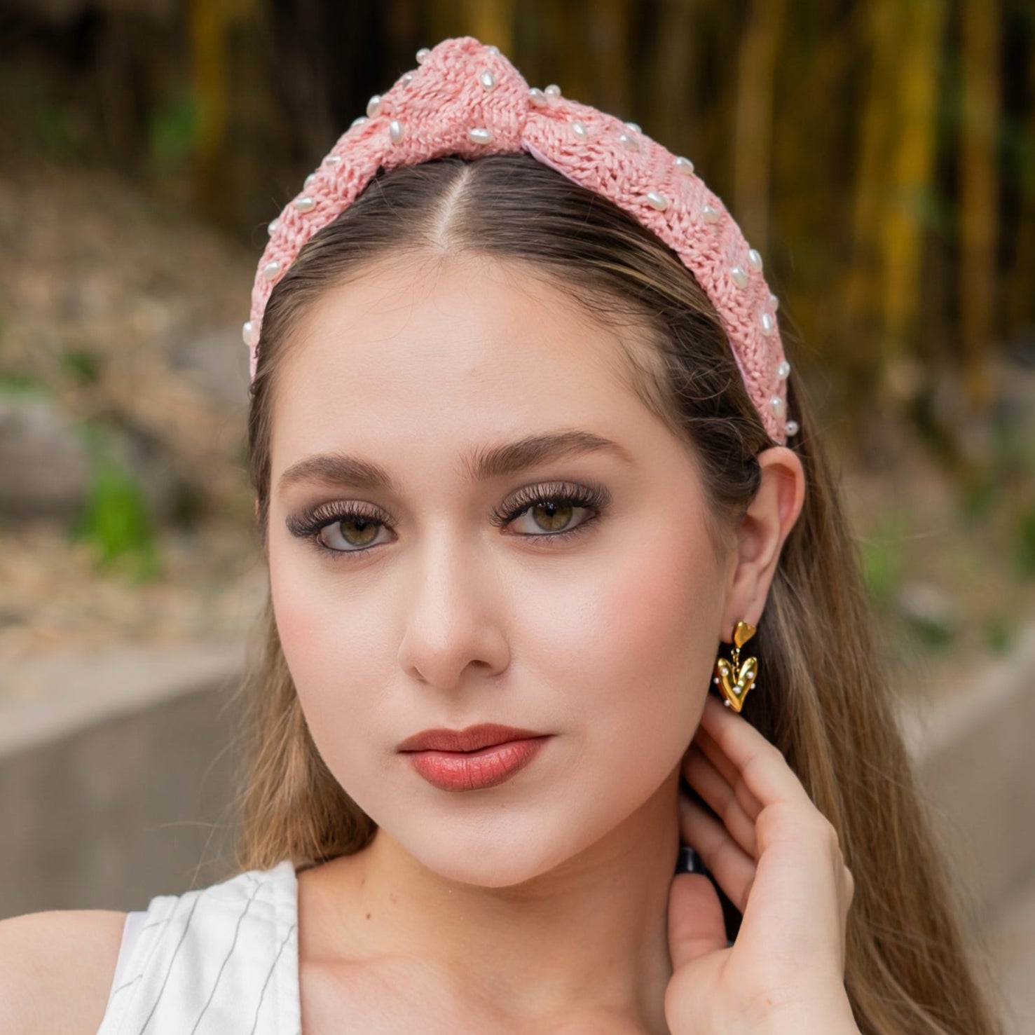 Twine and Love | Raffia Top Knotted Headband | Handcrafted  display picture 2