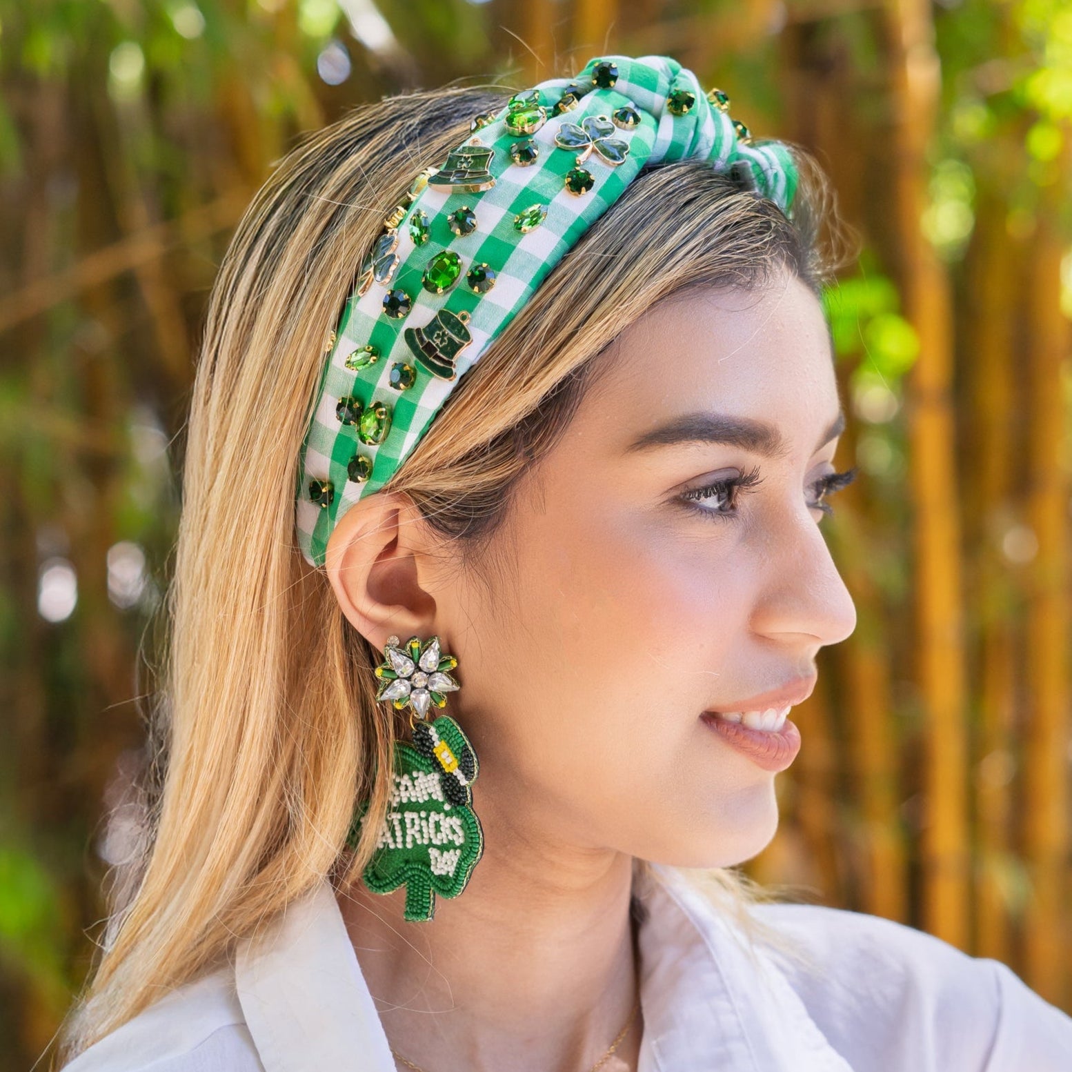 Twine and Love Headbands Twine and Love | Sequin Spring Summer Knot Headband | Custom  main image 2