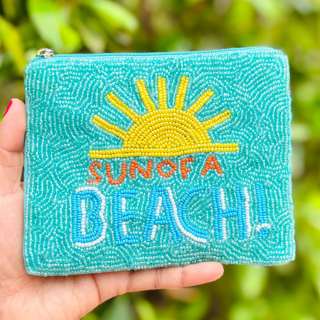 Summer Coin Purse Pouch, Sun of beach Beaded Coin Purse, Summer bead Coin Purse, Vacation Beaded Purse, Beach Coin Purse, Best Friend Gift, Blue beaded coin pouch, Small Wallets for her, beaded coin purse, girl birthday gifts, boho pouch, boho accessories, best friend gifts, coin purse, zodiac signs gifts, money coin pouch, gift bags, best selling items, bachelorette gifts, birthday gifts, preppy beaded wallet, party favors, party favors, beach accessories. 