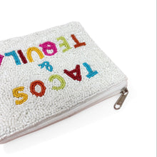 Load image into Gallery viewer, Colorful lettered pouch on a white background