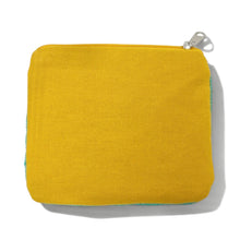 Load image into Gallery viewer, Statement fish-themed beaded accessory pouch with bold summer colors