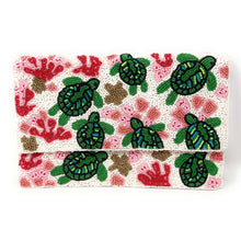 Load image into Gallery viewer, turtle beaded clutch purse, turtle bead purse, beaded bag, tropical handbag, beaded bag, resort turtle clutch, birthday gift for her, clutch bag, seed bead purse, engagement gift, party clutches, bridal gift, turtle purse, gifts to vacation, resort gifts, wedding gift, evening bags, Summer beaded clutch purse, birthday gift for her, summer clutch, seed bead purse, beaded bag, summer bag, boho purse, turtle beaded clutch purse, unique bags, best selling items, handmade gifts, handmade bag purse, white resort