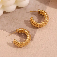 Load image into Gallery viewer, custom hoop Earrings, 18k gold hoop Earrings, minimalist style Earrings, hoop 18k gold earrings, custom earrings, earrings party accessories, fancy accessories, 18k gold plated earrings, heart custom earrings, best friend gifts, birthday gifts, heart bohemian earrings, luxurious handmade accessories, embellished night jewelry, Fancy earrings, bridal gold plated earrings, beaded jeweled earrings, best selling items, handmade gifts, custom gifts, valentines day gifts valentines day for her, gifts for her, ear