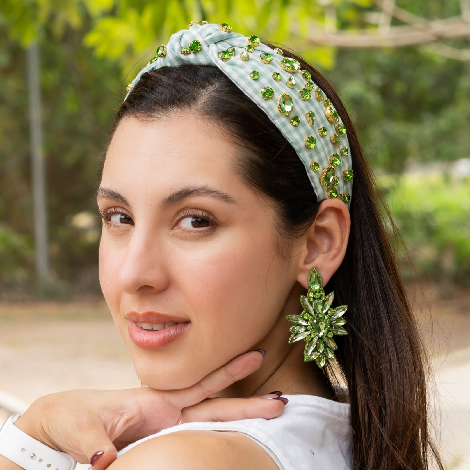 Gingham Knot Headbands | Checkered Headbands | Twine and Love