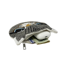 Load image into Gallery viewer, Small pouch with a phone and money on a white background