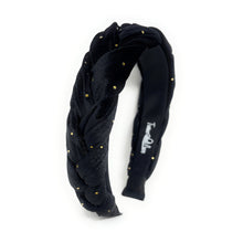 Load image into Gallery viewer, Chic black braided headband perfect for any occasion