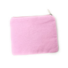 Load image into Gallery viewer, Pink pouch with a zipper on a white background