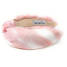 Load image into Gallery viewer, Satin pink hairband with a chic design