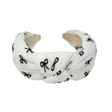 Load image into Gallery viewer,  Trendy headband with a unique black and white design.