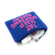 Load image into Gallery viewer, Vibrant clutch designed for gamers with a Mahjong slogan