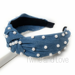 headband for women, fashion headbands, womens headband, headbands for women, stylish headbands, headband style, top knot headband, woven top knot headband, head band, hair band, trendy headbands, top knotted headband, spring headband, summer headbands, handmade headbands, top knotted headband, knotted headband, spring headband, head band, hair band for women, trendy headband, denim headband, top knotted denim headband, pearl knotted headband, Pearly headband
