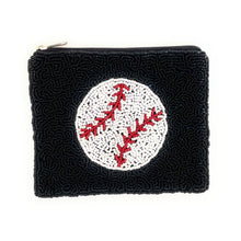 Load image into Gallery viewer, Baseball Coin Purse
