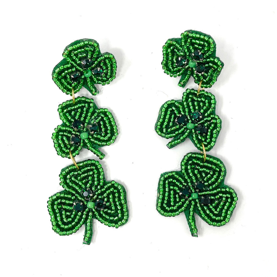 Green Beaded Earrings, St. Patrick’s Day Earrings, St. Pats Earrings, Leprechaun Beaded Earrings, Seed Bead, Leprechaun earrings, Green Clover Leaf earrings, Shamrock beaded earrings, St. Patricks beaded earrings, Four Clover Leaf beaded earrings, St, Patricks beaded earrings, Clover Leaf seed bead earrings, Green seed bead earrings, St. Patrick’s day gifts, St. Patrick’s day accessories, holiday beaded accessories, Green accessories, St Patrick’s Day Shamrock earrings, Shamrock gifts, best Selling items