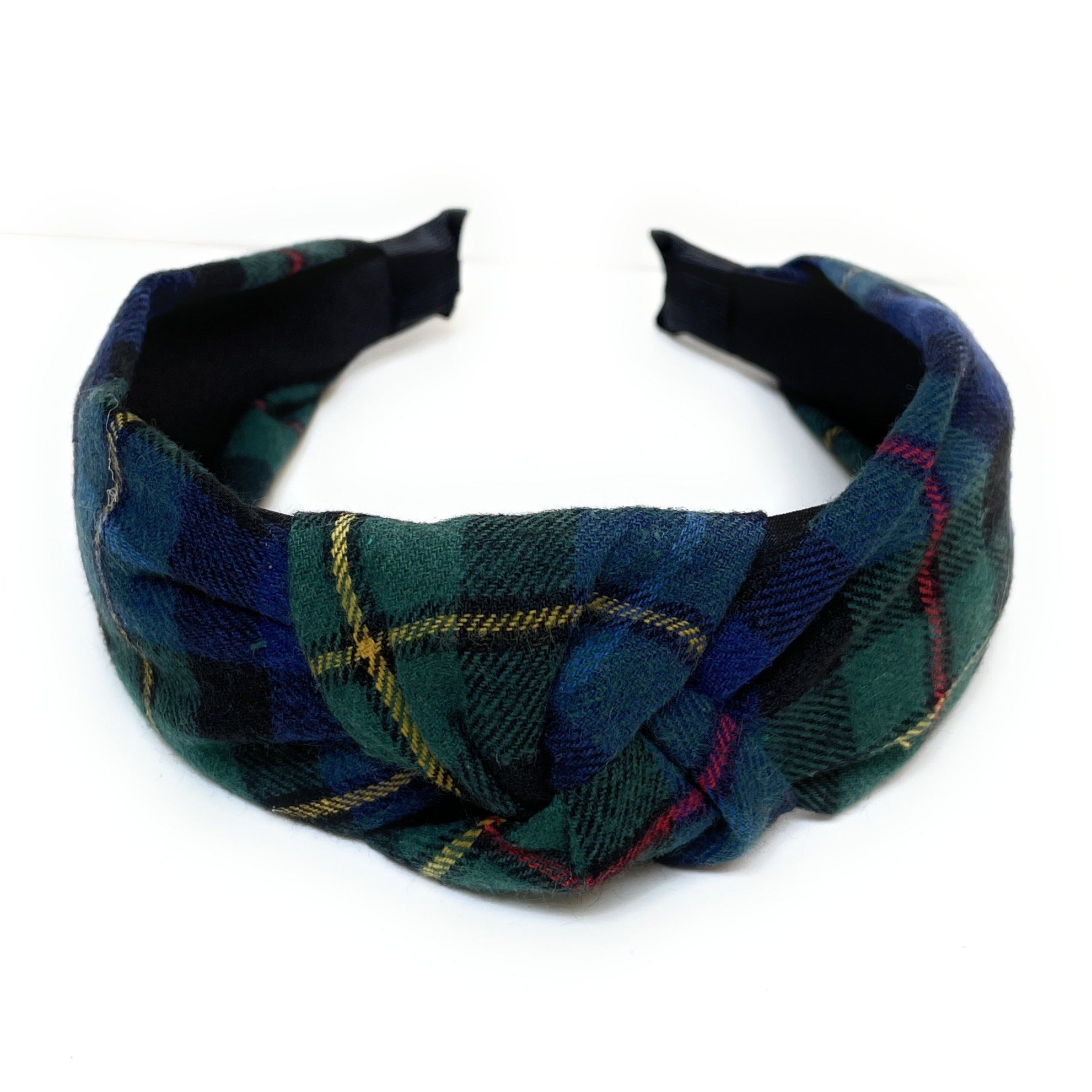 Holiday Plaid Knot Headband | Twine and Love | Christmas  display picture 2