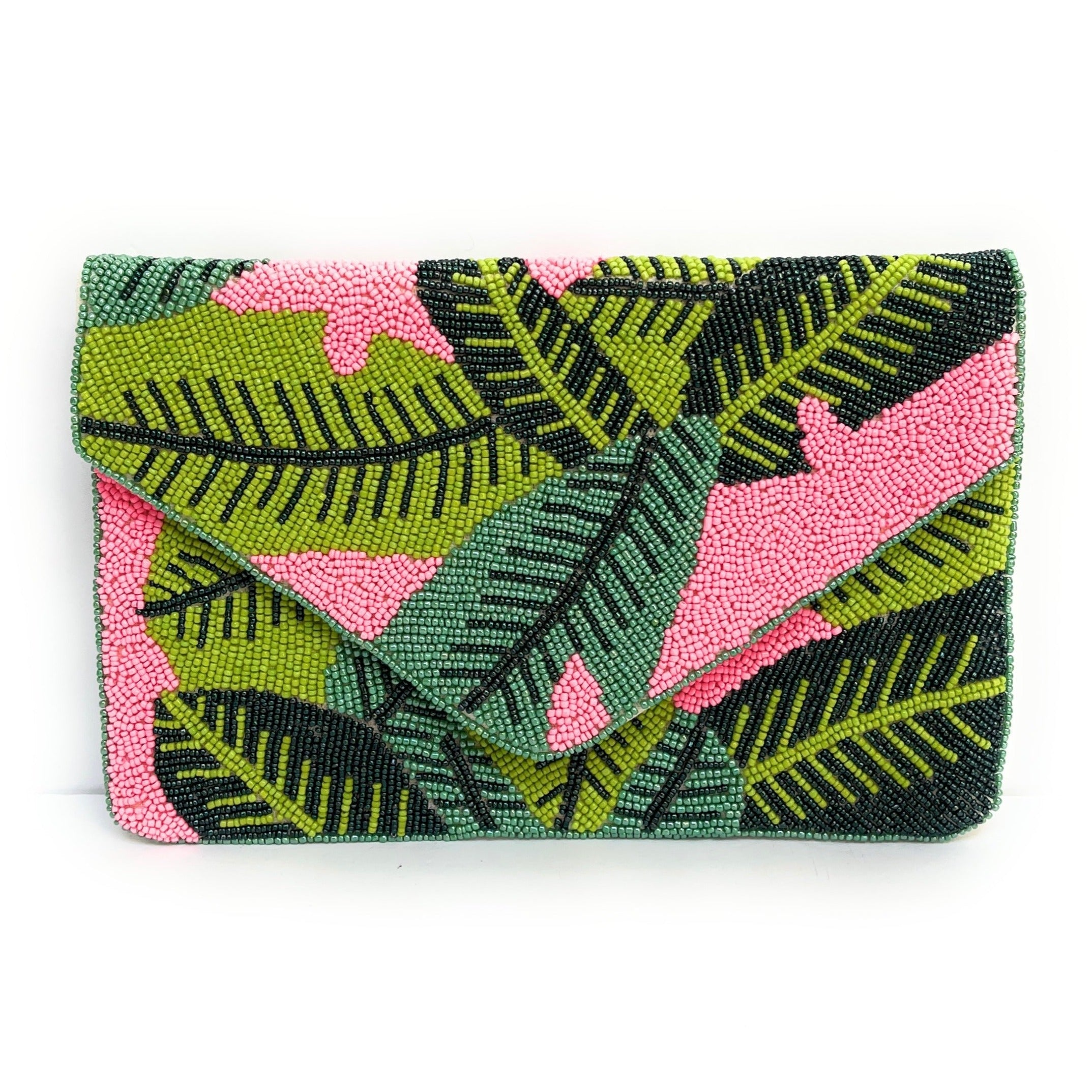 Palm sale leaf clutch