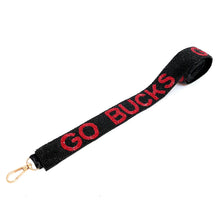 Load image into Gallery viewer, Beaded Purse Strap, Crossbody Purse Strap, GameDay Purse Strap, Beaded Bag Strap, College GameDay Strap, Hotty Toddy, War Eagle, Go Dawgs, beaded purse strap, beaded strap, guitar strap, beaded guitar strap, bag strap, best friend gift, crossbody strap, camera strap, handbag strap, college gameday gift, college team strap, college game strap, college gifts, college game day gifts for her, college football straps